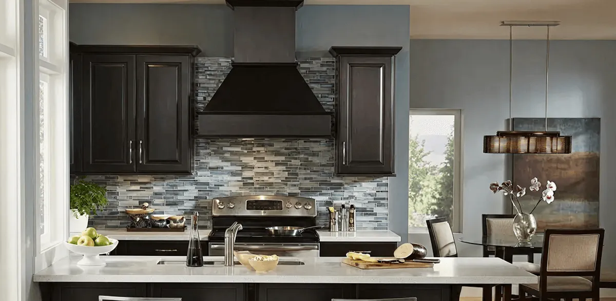 Kitchen cabinet painting and refinishing in a modern kitchen in Cambridge, MA